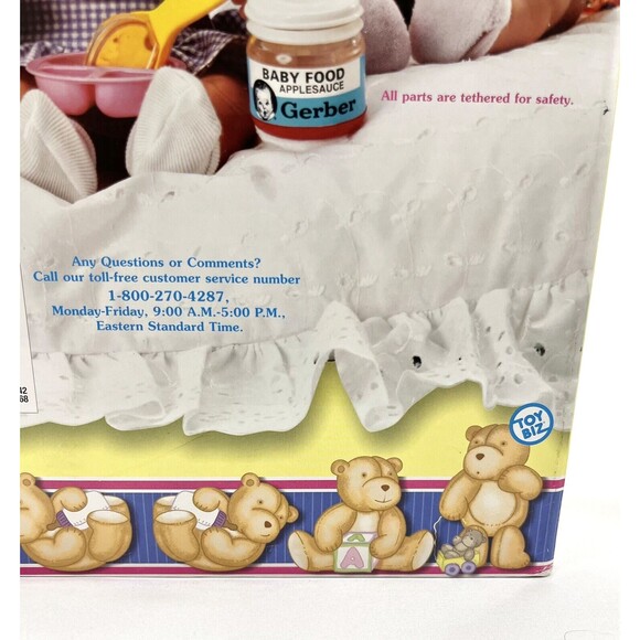 Vintage 2000 Gerber Feeding Time Baby Doll by Toy Biz New Factory Sealed - Picture 8 of 10